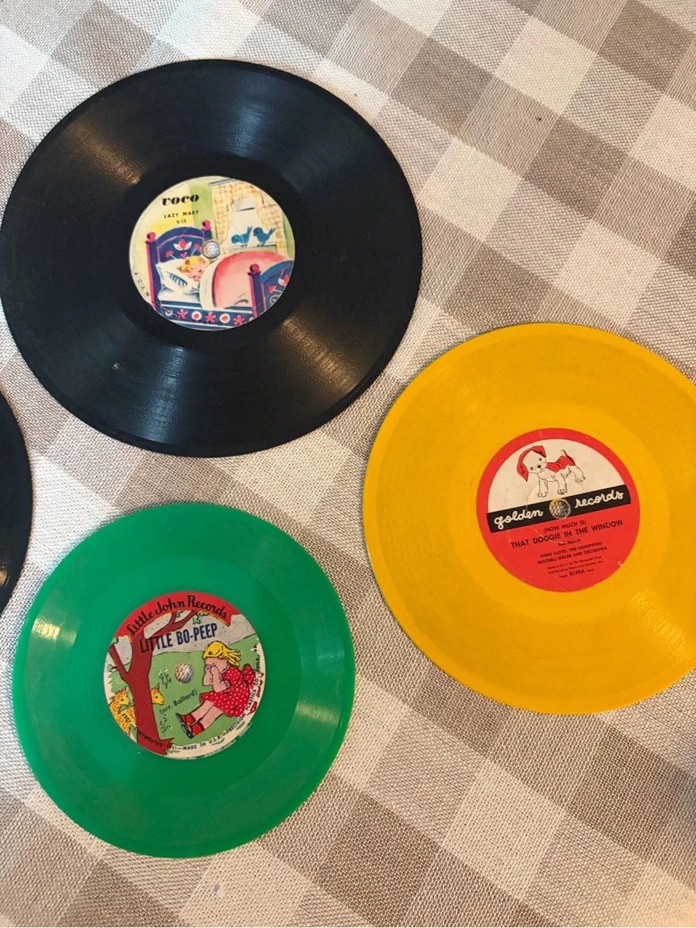Vintage Children’s Vinyl Records Assorted Brand & Size Collectors Nursery Decor